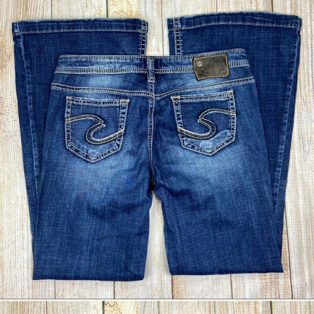 Silver Flare Jeans 27x31